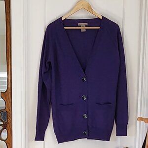 Purple cashmere cardigan, Jigsaw